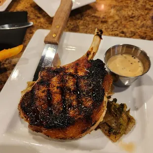 Pork Chop With Pepper Cream Sauce
