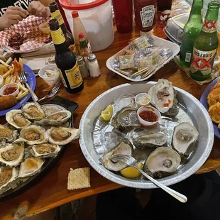 food, oysters and mussels, shellfish, oysters, mussels