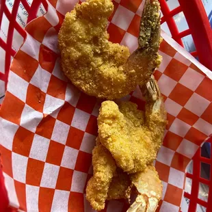 Fried shrimp; good.