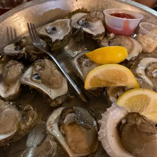 oysters and mussels, oysters, mussels, shellfish, food