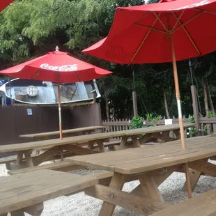 Outside seating area