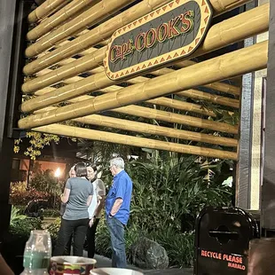 outside, sushi and sashimi