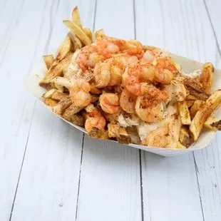 Crabby Fries w/Shrimp