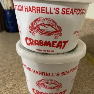 Jumbo lump, and lump crab meat