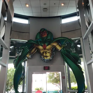 Vision managing the exit