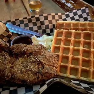 Chicken and waffles!