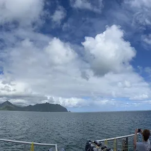 On the way to the sandbar