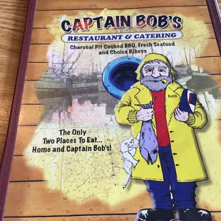 Menu cover