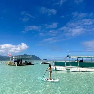 Such a beautiful day today! #kaneohesandbar :)