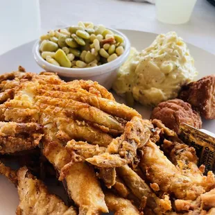 Soft Shell Crab Dinner