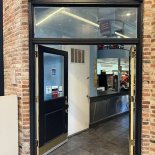 Inside Western Market entrance.