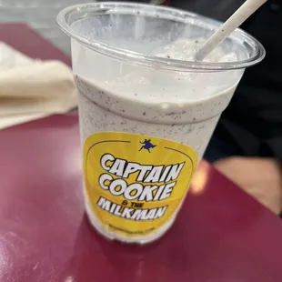 Cookies and cream milkshake which