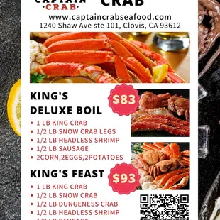 Limited time King Crab Specials!!!