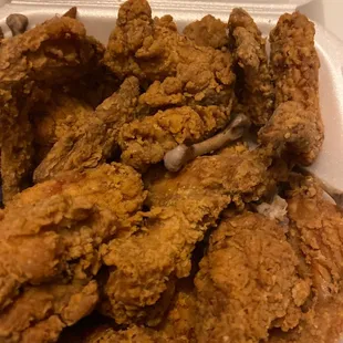 Chicken finger licking good!