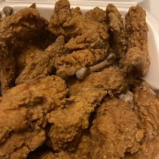 Chicken finger licking good..... oh my and it crunchy