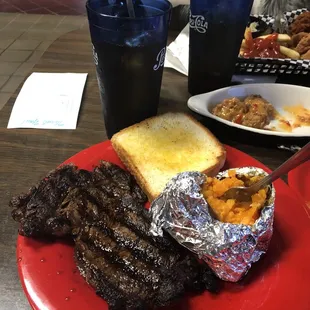 8 Ounce Ribeye-Well Done-Cooked correctly and taste outstanding.