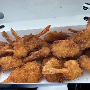 10 Piece Butterfly Shrimp plus more shrimp added