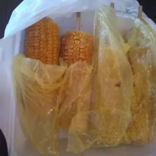 They knew what they were doing they strategically put the corn in the bag so you wouldn't be able to see the burn corn in the box next .....