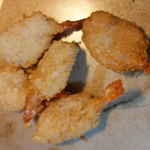 Butterfly shrimp add-on $1.99 not worth the calories