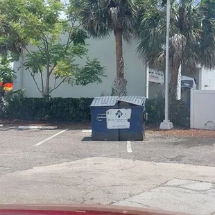 Lot, trash and grease area