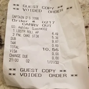 The voided original charge, but never told me she was charging the $5 again.