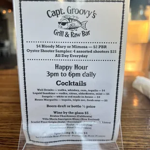 Happy hour as of 12/2022