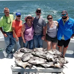 Part of our catch in Atlantic near Virginia Beach