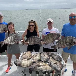 Citation Sheepheads in the Chesapeake Bay.  Epic day with an awesome crew!  Thanks TIm and Brett!