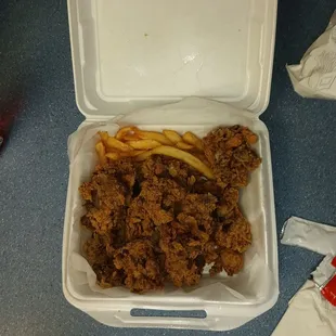 large chicken liver dinner