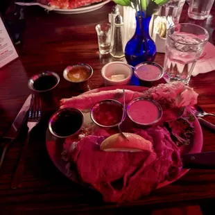 Combo of prime rib and crab legs - really high quality crab legs, best I've ever tasted, prime rib is also good