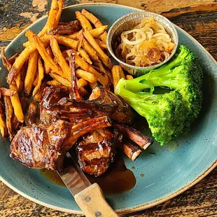 6'16'2022 Glazed Lamb Chop Platter