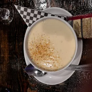 My soup was the only decent thing I tasted. Just wasn't warm enough. most likely microwaved.