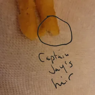 Hair in my fries