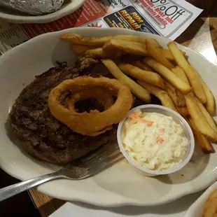 Kids shared the 10oz steak.. was very good...