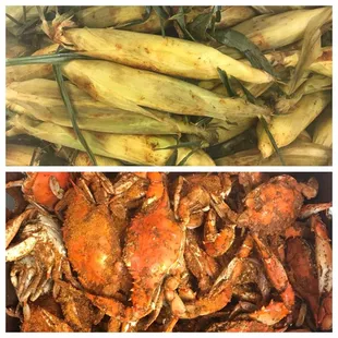 crab and corn