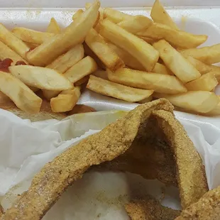 fish and chips, food