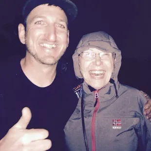 Captain Joe and happy Brenda