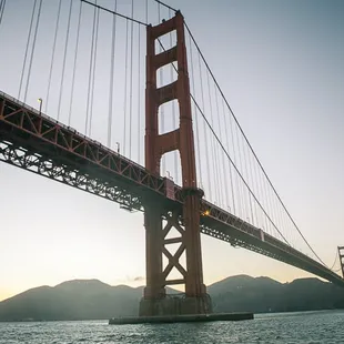 We went right under the bridge!