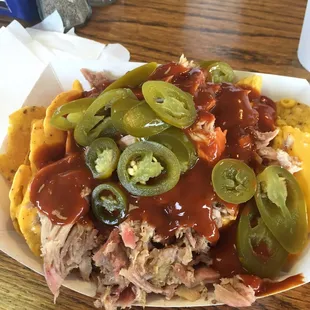 Bbq nachos