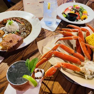 Crab Legs and Gumbo