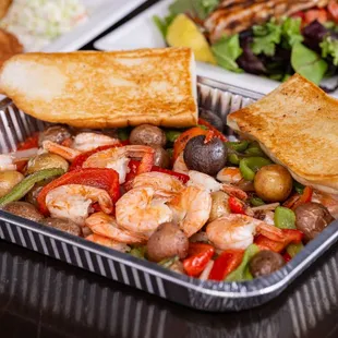 Shrimp Fajita Tray