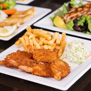 Panko Breaded Shrimp Plate