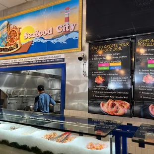 Customized Seafood Boils station