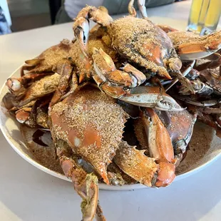 Dozen Steamed Crabs