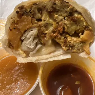 Chorizo and Potato  Breakfast  Burrito