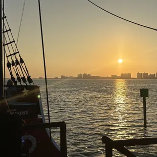 Sunset overlooking Clearwater
