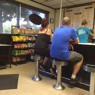 There&apos;s seating for 20 total.