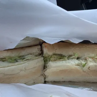 Double fried ham and cheese minus tomatoes