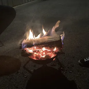 Bonfire night at the Pylon