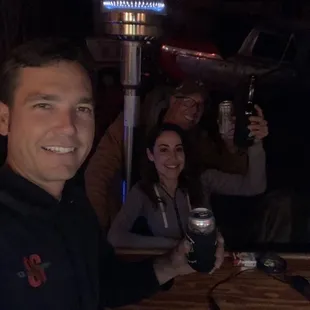 The cosmic twins enjoy a cold one